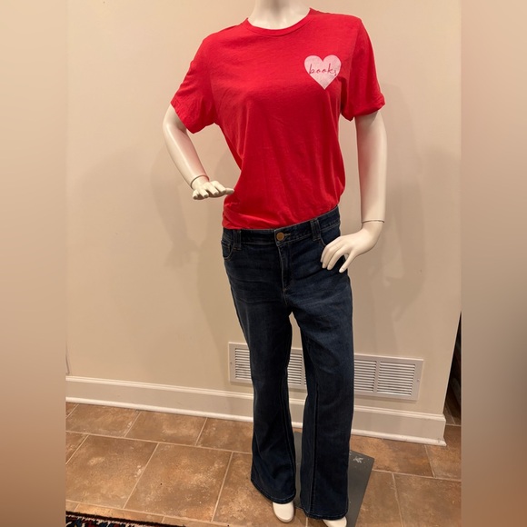 Democracy "Ab"solution Blue Boot Cut/Flair Leg Jeans, size 14 - Picture 5 of 11